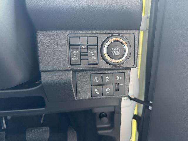 ムーヴキャンバス ストライプスＸ　届出済未使用車　両側電動スライドドア　スマートキー　コーナーセンサー　衝突被害軽減ブレーキ　電動格納ドアミラー　ベンチシート　アイドリングストップ　横滑り防止機能　オートエアコン　光軸調整機能（17枚目）