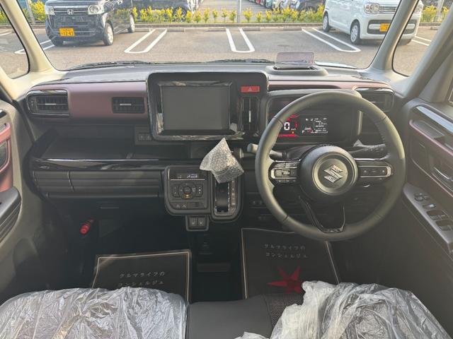 スペーシアカスタム ハイブリッドＸＳ　届出済未使用車　両側電動スライドドア　衝突被害軽減ブレーキ　コーナーセンサー　アダクティブクルーズコントロール　アイドリングストップ　オットマン　ＬＥＤヘッドライト　シートヒーター　アルミホイール（12枚目）