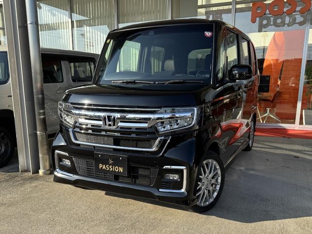 N-BOXカスタム Lターボ スタイル+ブラック 車検8年10月 両側電動スライドドア 衝突被害軽減ブレーキ コーナーセンサー スマートキー アイドリングストップ アダクティブクルーズコントロール LEDヘッドライト バックカメラ アルミホイール(4枚目)