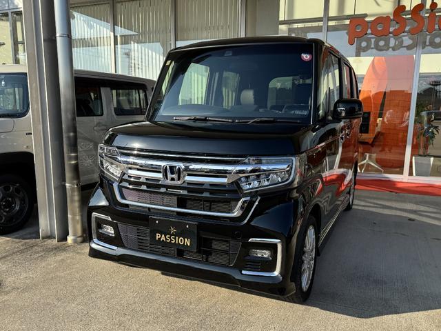 N-BOXカスタム Lターボ スタイル+ブラック 車検8年10月 両側電動スライドドア 衝突被害軽減ブレーキ コーナーセンサー スマートキー アイドリングストップ アダクティブクルーズコントロール LEDヘッドライト バックカメラ アルミホイール(5枚目)