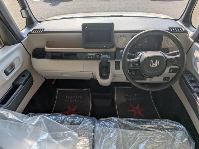 Ｎ－ＢＯＸ ファッションスタイル　片側電動スライドドア　衝突被害軽減ブレーキ　コーナーセンサー　アダクティブクルーズコントロール　アイドリングストップ　スマートキー　ＬＥＤヘッドライト　チップアップシート　バックカメラ　届出済未使用車（12枚目）