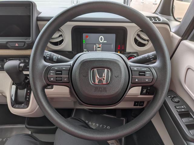 Ｎ－ＢＯＸ ベースグレード　届出済未使用車　片側電動スライドドア　衝突被害軽減ブレーキ　コーナーセンサー　アダクティブクルーズコントロール　アイドリングストップ　スマートキー　ＬＥＤヘッドライト　チップアップシート　バックカメラ（15枚目）