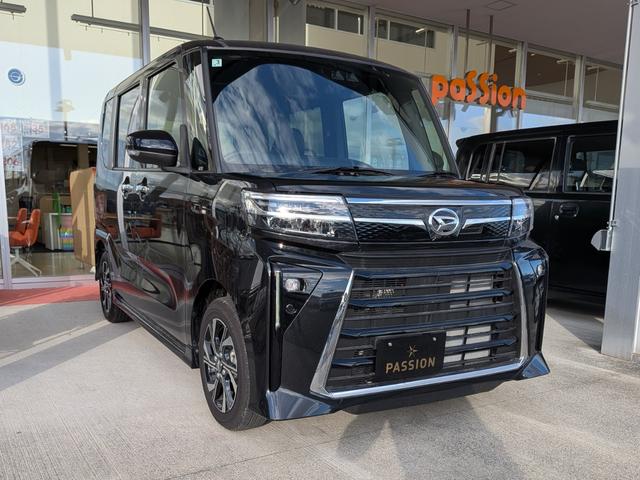 タント カスタムＸ　届出済未使用車　両側電動スライドドア　衝突被害軽減ブレーキ　コーナーセンサー　スマートキー　アルミホイール　アイドリングストップ　バックカメラ　ＬＥＤヘッドライト　シートヒーター　電動格納ドアミラー（7枚目）