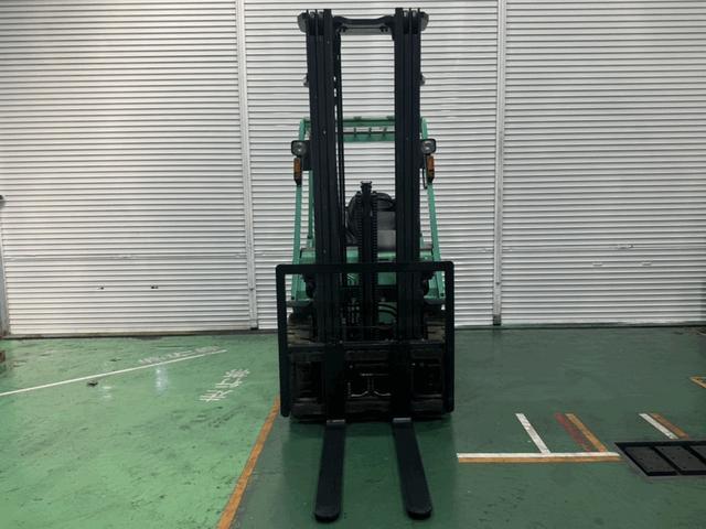 三菱 　フォークリフト・型式ＦＤＥ２５Ｔ・燃料タイプディーゼル（軽油）・荷重０．６ｔ・揚高６．０ｍ・マスト３段フルフリー・サイドシフト　公道走行可　アワーメーター１０４４（4枚目）