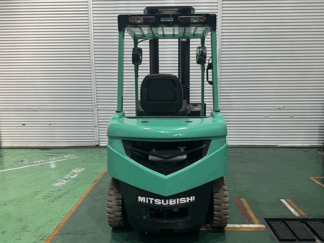 三菱 　フォークリフト・型式ＦＤＥ２５Ｔ・燃料タイプディーゼル（軽油）・荷重０．６ｔ・揚高６．０ｍ・マスト３段フルフリー・サイドシフト　公道走行可　アワーメーター１０４４（8枚目）