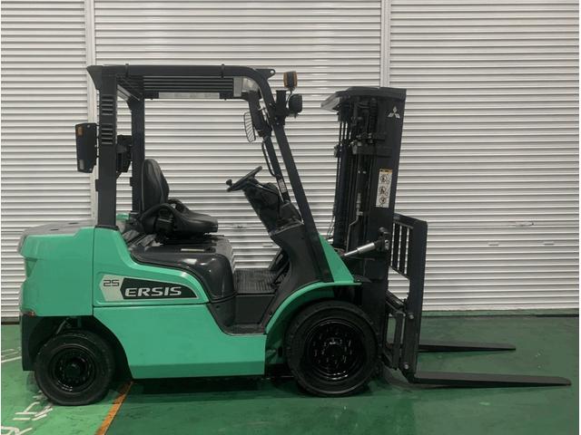 三菱 　フォークリフト・型式ＫＦＤＥ２５Ｐ－１・燃料タイプディーゼル（軽油）・最大荷重２ｔ・最大揚高４．３ｍ・マスト３段フルフリー・サイドシフト（7枚目）