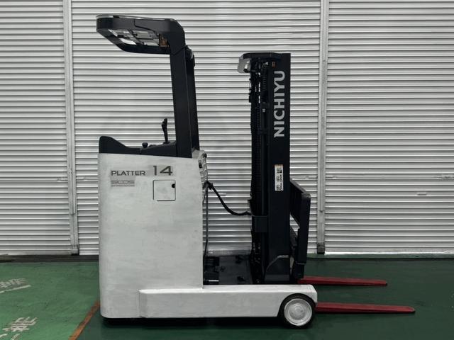 日本 　ニチユフォークリフト型式ＦＢＲＭＷ１４－８５－４３０Ｍ・燃料タイプバッテリー・荷重１．４ｔ・揚高４．３ｍマストの種類３段フルフリー・アタッチメント名無し（5枚目）