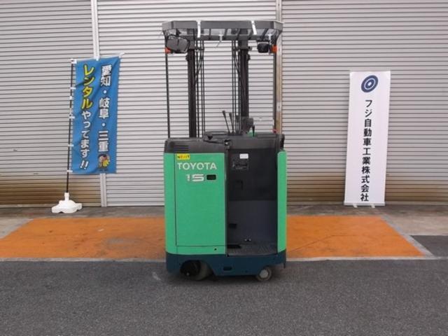トヨタ  フォークリフト・型式7FBR15・燃料タイプバッテリー・最大荷重1.3t・最大揚高4.0m・マストの種類2段・サイドシフトVSFL280-48 公道走行可 アワーメーター9851h(5枚目)