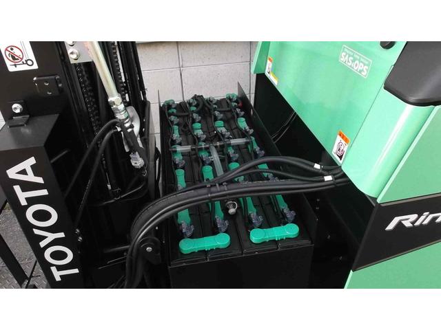 トヨタ  フォークリフト・型式7FBR15・燃料タイプバッテリー・最大荷重1.5t・最大揚高4.0m・マストの種類2段 公道走行可 10,712h(13枚目)