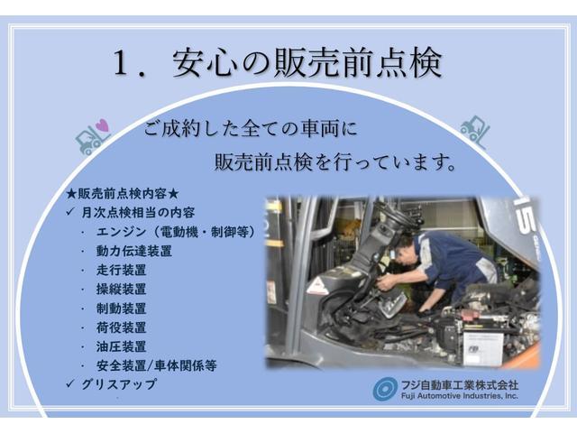 日本 ニチユフォークリフト・FB15P-80-3F430SF・燃料タイプバッテリー・バッテリーカウンター・最大荷重1.4t 最大揚高4.3m・3段フルフリー・サイドシフト 公道走行可(24枚目)