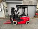 日本 　ニチユフォークリフト・型式ＦＢ２５Ｐ－８０－３Ｆ４３０ＳＦ・燃料タイプバッテリー・最大荷重２．４ｔ・最大揚高４．３ｍ・マスト３段フルフリー・サイドシフト　公道走行可　アワーメーター１６４８ｈ（4枚目）