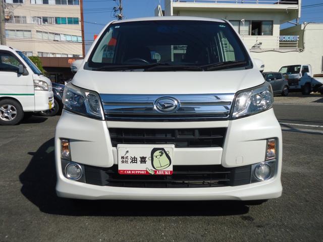 ムーヴ カスタム Xリミテッド SA ダイハツ安全運転支援システムSA搭載/Kenwood SDナビ+TV+バックモニター+Bluetooth/スマートキー/ETC/オートライト機能/アイドリングストップ機構搭載/(2枚目)