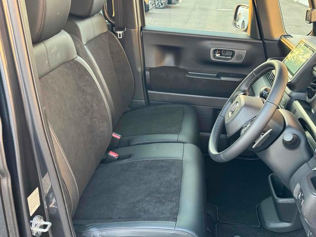 Ｎ－ＢＯＸカスタム ターボ　両側電動スライドドア　ナビ　ＴＶ　クリアランスソナー　オートクルーズコントロール　衝突被害軽減システム　ＬＥＤヘッドランプ　スマートキー　アイドリングストップ　シートヒーター　ベンチシート　ＣＶＴ（16枚目）