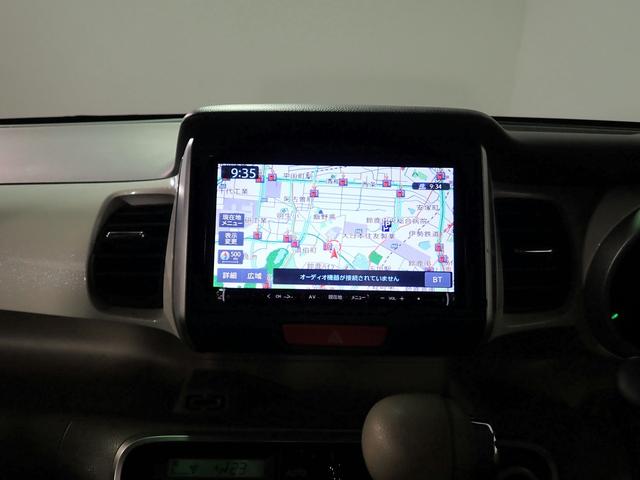 N-BOX G・Lパッケージ 社外ナビ フルセグTV USB&BT接続可能 バックカメラ ETC ワンオーナー 左側パワスラ インテリキー プッシュスタート 純正14インチアルミ スペアキー 禁煙車(5枚目)