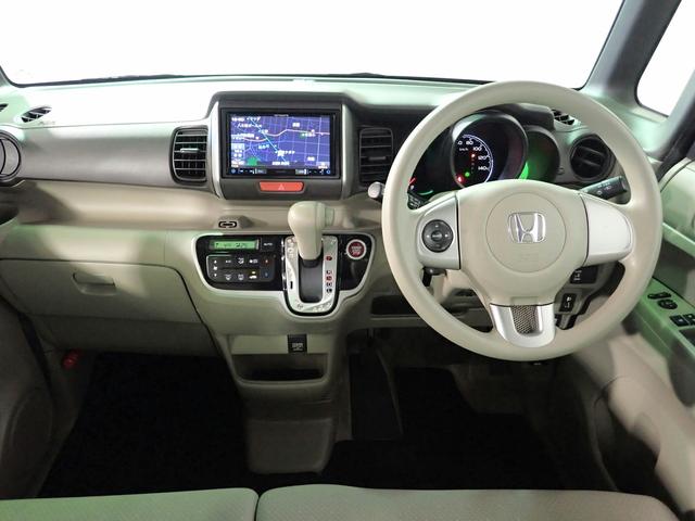 Ｎ－ＢＯＸ Ｇ・Ｌパッケージ　社外ナビ　ワンセグＴＶ　バックカメラ　左側パワスラ　インテリキー　プッシュスタート　アイドリングストップ　純正１４インチアルミ　オートエアコン　スペアキー（19枚目）