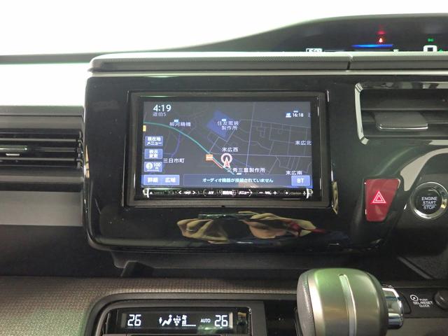 ステップワゴン G 8人乗り 社外ナビ フルセグTV USB&BT接続 バックカメラ ETC 社外フリップダウンモニター ワンオーナー 両側パワスラ クルーズC LEDオートライト Aストップ インテリキー 社外アルミ(5枚目)