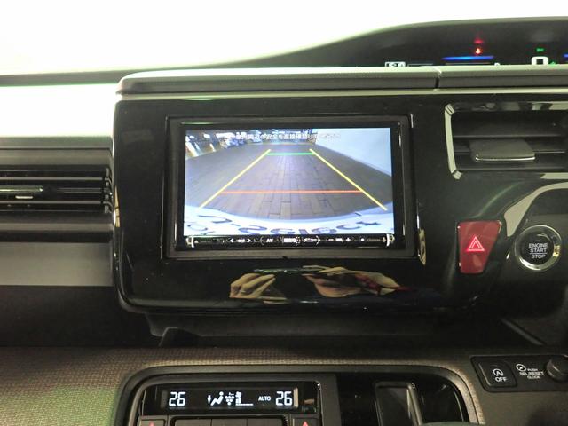 ステップワゴン G 8人乗り 社外ナビ フルセグTV USB&BT接続 バックカメラ ETC 社外フリップダウンモニター ワンオーナー 両側パワスラ クルーズC LEDオートライト Aストップ インテリキー 社外アルミ(6枚目)