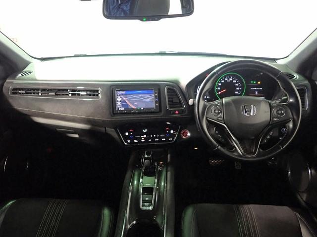 ヴェゼル ハイブリッドＲＳ・ホンダセンシング　純正ナビ　ＵＳＢ＆ＢＴ接続可能　バックカメラ　ＥＴＣ　ワンオーナー　レーダークルーズＣ　ＬＥＤオートライト　シートヒーター　ハーフレザー　ルーフレール　プッシュスタート　純正１８インチアルミ（22枚目）