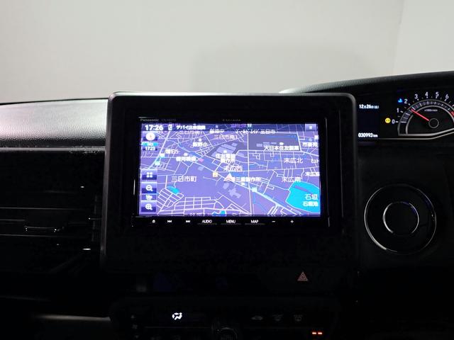 Ｎ－ＢＯＸカスタム Ｌ　社外ナビ　フルセグＴＶ　ＵＳＢ＆ＢＴ接続　バックカメラ　ＥＴＣ　ワンオーナー　ホンダセンシング　レーダークルーズＣ　ＬＥＤオートライト　両側パワスラ　シートヒーター　プッシュスタート　スペアキー（5枚目）
