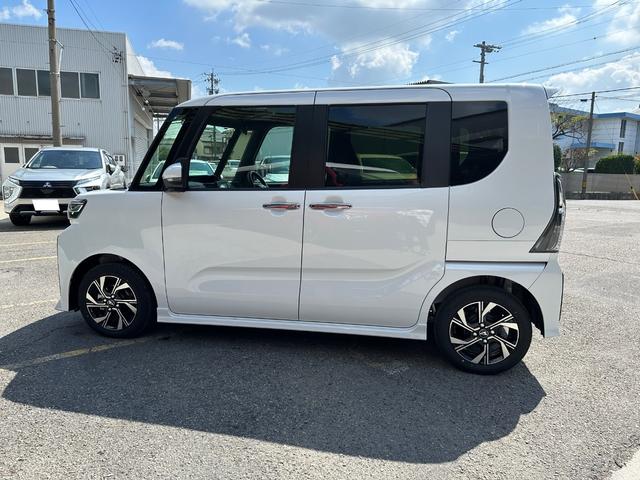 タント カスタムＸ　ＥＴＣ　バックカメラ　両側電動スライドドア　ナビ　ＴＶ　クリアランスソナー　衝突被害軽減システム　オートライト　ＬＥＤヘッドランプ　スマートキー　アイドリングストップ　電動格納ミラー　シートヒーター（10枚目）