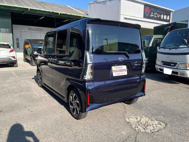 タント カスタムＸ　ＥＴＣ　バックカメラ　両側電動スライドドア　ナビ　ＴＶ　クリアランスソナー　衝突被害軽減システム　オートライト　スマートキー　アイドリングストップ　電動格納ミラー　シートヒーター　ベンチシート　ＣＶＴ（33枚目）