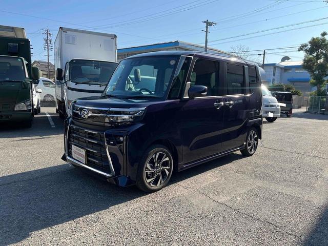 タント カスタムＸ　ＥＴＣ　バックカメラ　両側電動スライドドア　ナビ　ＴＶ　クリアランスソナー　衝突被害軽減システム　オートライト　スマートキー　アイドリングストップ　電動格納ミラー　シートヒーター　ベンチシート　ＣＶＴ（40枚目）