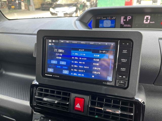 タント カスタムＸ　ＥＴＣ　バックカメラ　両側電動スライドドア　ナビ　ＴＶ　クリアランスソナー　衝突被害軽減システム　オートライト　スマートキー　アイドリングストップ　電動格納ミラー　シートヒーター　ベンチシート　ＣＶＴ（5枚目）