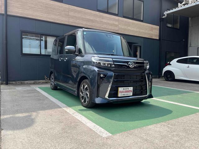 タント カスタムＸ　ＥＴＣ　バックカメラ　両側電動スライドドア　ナビ　ＴＶ　クリアランスソナー　衝突被害軽減システム　オートライト　スマートキー　アイドリングストップ　電動格納ミラー　シートヒーター　ベンチシート　ＣＶＴ（18枚目）