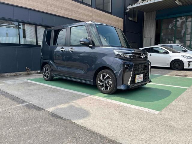 タント カスタムＸ　ＥＴＣ　バックカメラ　両側電動スライドドア　ナビ　ＴＶ　クリアランスソナー　衝突被害軽減システム　オートライト　スマートキー　アイドリングストップ　電動格納ミラー　シートヒーター　ベンチシート　ＣＶＴ（19枚目）