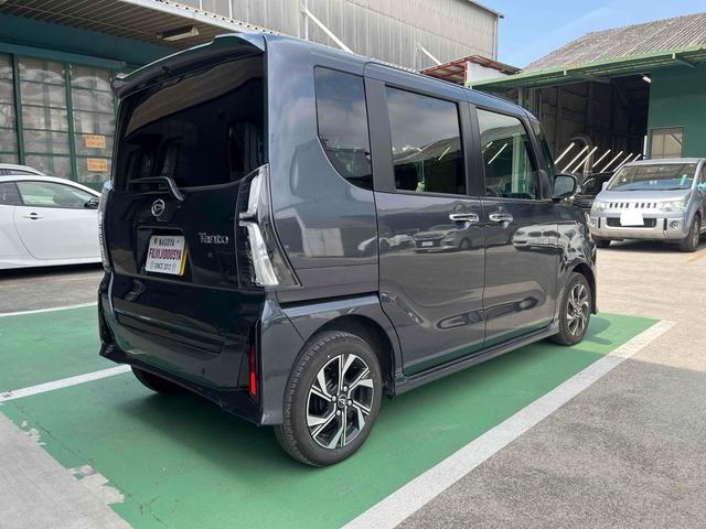 タント カスタムＸ　ＥＴＣ　バックカメラ　両側電動スライドドア　ナビ　ＴＶ　クリアランスソナー　衝突被害軽減システム　オートライト　スマートキー　アイドリングストップ　電動格納ミラー　シートヒーター　ベンチシート　ＣＶＴ（22枚目）