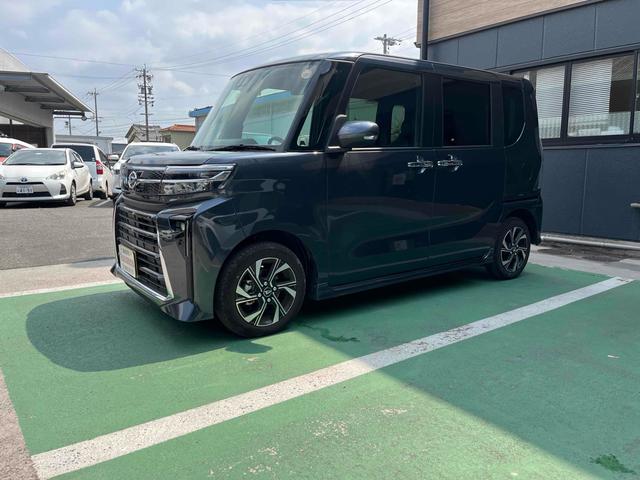 タント カスタムＸ　ＥＴＣ　バックカメラ　両側電動スライドドア　ナビ　ＴＶ　クリアランスソナー　衝突被害軽減システム　オートライト　スマートキー　アイドリングストップ　電動格納ミラー　シートヒーター　ベンチシート　ＣＶＴ（31枚目）