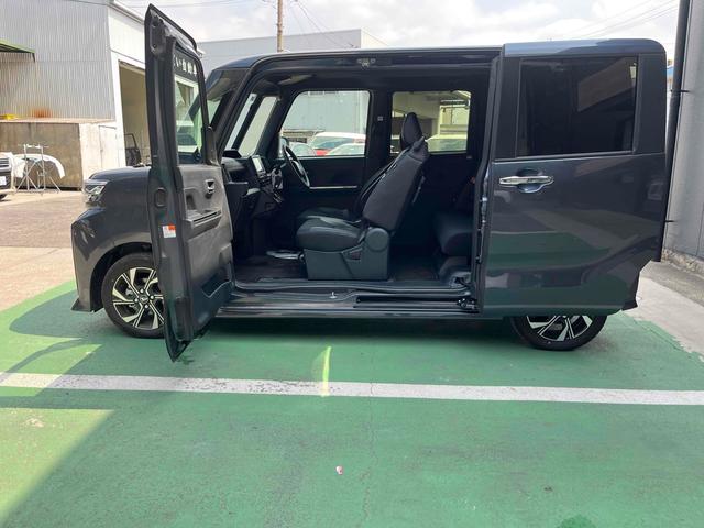 タント カスタムＸ　ＥＴＣ　バックカメラ　両側電動スライドドア　ナビ　ＴＶ　クリアランスソナー　衝突被害軽減システム　オートライト　スマートキー　アイドリングストップ　電動格納ミラー　シートヒーター　ベンチシート　ＣＶＴ（45枚目）