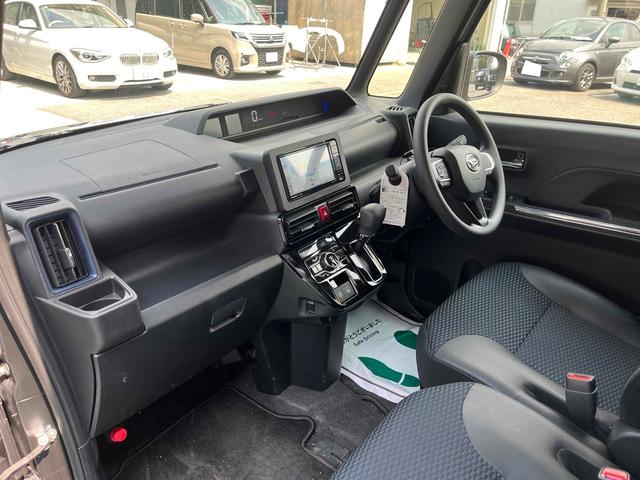 タント カスタムＸ　ＥＴＣ　バックカメラ　両側電動スライドドア　ナビ　ＴＶ　クリアランスソナー　衝突被害軽減システム　オートライト　スマートキー　アイドリングストップ　電動格納ミラー　シートヒーター　ベンチシート　ＣＶＴ（48枚目）