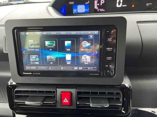 タント カスタムＸ　ＥＴＣ　両側電動スライドドア　ナビ　ＴＶ　クリアランスソナー　衝突被害軽減システム　オートライト　スマートキー　アイドリングストップ　電動格納ミラー　シートヒーター　ベンチシート　ＣＶＴ　ＥＳＣ（4枚目）