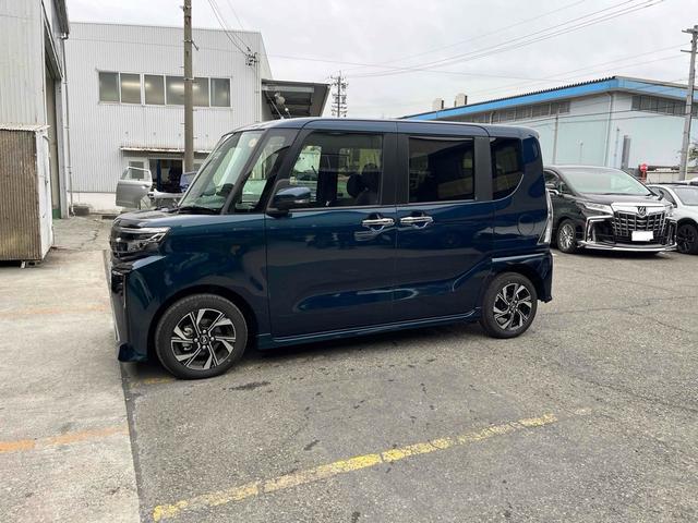 タント カスタムＸ　ＥＴＣ　両側電動スライドドア　ナビ　ＴＶ　クリアランスソナー　衝突被害軽減システム　オートライト　スマートキー　アイドリングストップ　電動格納ミラー　シートヒーター　ベンチシート　ＣＶＴ　ＥＳＣ（30枚目）