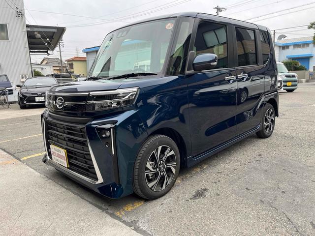 タント カスタムＸ　ＥＴＣ　両側電動スライドドア　ナビ　ＴＶ　クリアランスソナー　衝突被害軽減システム　オートライト　スマートキー　アイドリングストップ　電動格納ミラー　シートヒーター　ベンチシート　ＣＶＴ　ＥＳＣ（31枚目）