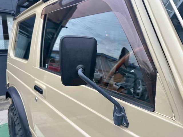 ジムニー ワイルドウインド エンジンオーバーホール済み オリジナルレザーシート 4WD MT CD アルミホイール エアコン(37枚目)
