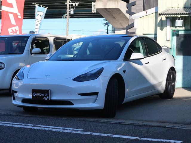 モデル３ ＲＷＤ　ＲＹＺＥＮ搭載　屋内車庫保管　パノラマガラスルーフフィルム施工　黒革シート　デジタルインナーミラー　ステアリングヒーター　全席シートヒーター　オートパイロット　３６０°カメラ　電動リアゲート　ＬＥＤ（3枚目）