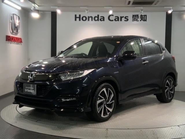 ヴェゼル ハイブリッドRS・ホンダセンシング 禁煙 1年保証 1オ-ナ- 車検整備付 ナビVXM-194VFi TV Rカメラ BTオ-ディオDVD ドラレコ ETC LEDオートライト フォグ シ-トヒ-タ- クルコン スマキー 取説保証書(46枚目)