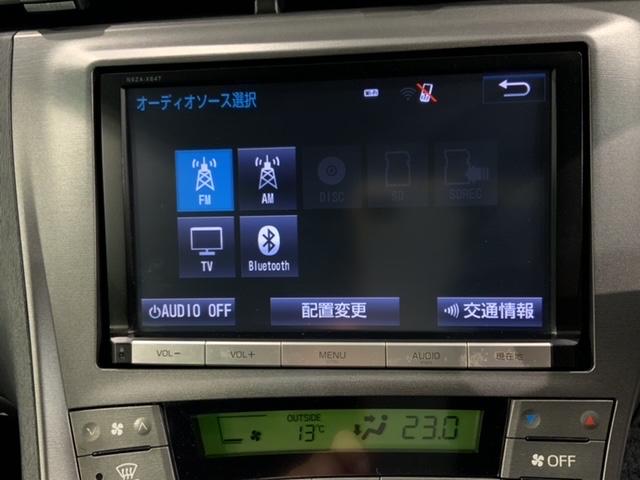 プリウス Ｇツーリングセレクション　禁煙　１年保証　ナビ　ＴＶ　ＣＤ録音　ＤＶＤ　ＥＴＣ　ＨＩＤオートライト　横滑り防止　電動シ－ト　クルコン　アルミ　スマ－トキ－　盗難防止装置　整備記録簿　ＡＡＣ　スペアキ－　Ｗエアバッグ　取説保証書（39枚目）