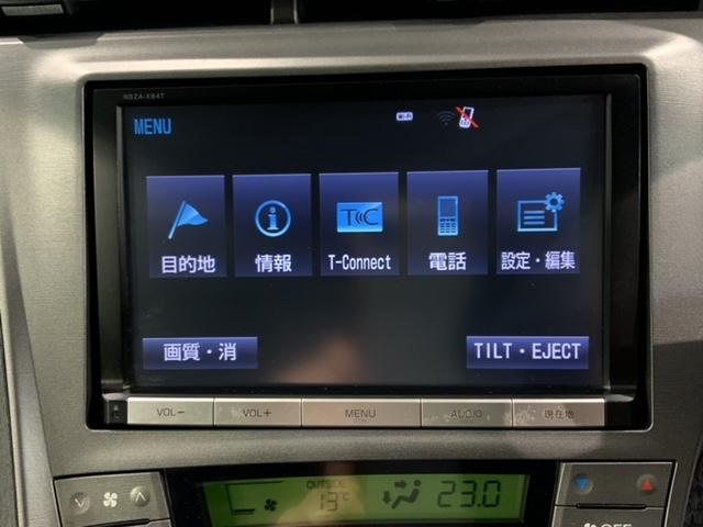プリウス Ｇツーリングセレクション　禁煙　１年保証　ナビ　ＴＶ　ＣＤ録音　ＤＶＤ　ＥＴＣ　ＨＩＤオートライト　横滑り防止　電動シ－ト　クルコン　アルミ　スマ－トキ－　盗難防止装置　整備記録簿　ＡＡＣ　スペアキ－　Ｗエアバッグ　取説保証書（40枚目）