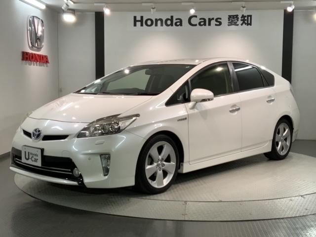 プリウス Ｇツーリングセレクション　禁煙　１年保証　ナビ　ＴＶ　ＣＤ録音　ＤＶＤ　ＥＴＣ　ＨＩＤオートライト　横滑り防止　電動シ－ト　クルコン　アルミ　スマ－トキ－　盗難防止装置　整備記録簿　ＡＡＣ　スペアキ－　Ｗエアバッグ　取説保証書（46枚目）