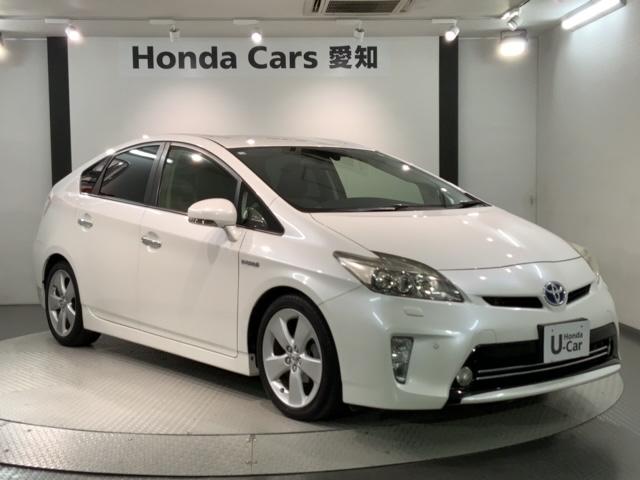 プリウス Ｇツーリングセレクション　禁煙　１年保証　ナビ　ＴＶ　ＣＤ録音　ＤＶＤ　ＥＴＣ　ＨＩＤオートライト　横滑り防止　電動シ－ト　クルコン　アルミ　スマ－トキ－　盗難防止装置　整備記録簿　ＡＡＣ　スペアキ－　Ｗエアバッグ　取説保証書（52枚目）