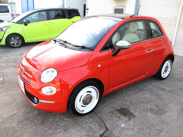 500 アニベルサリオ 60周年記念モデル 300台限定 1オーナー Bluetooth HID バックソナー ガラスルーフ 16インチビンテージアルミ 専用シート・マット・エンブレム ETC(8枚目)