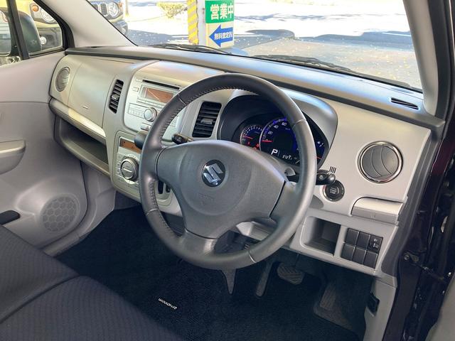 ワゴンＲ ＦＸリミテッド　車検Ｒ９年７月　スマートキー　プッシュスタート　純正１４インチアルミホイール　電動格納ミラー　ベンチシート　ＡＴ　盗難防止システム　ＡＢＳ　ＣＤ　衝突安全ボディ（15枚目）