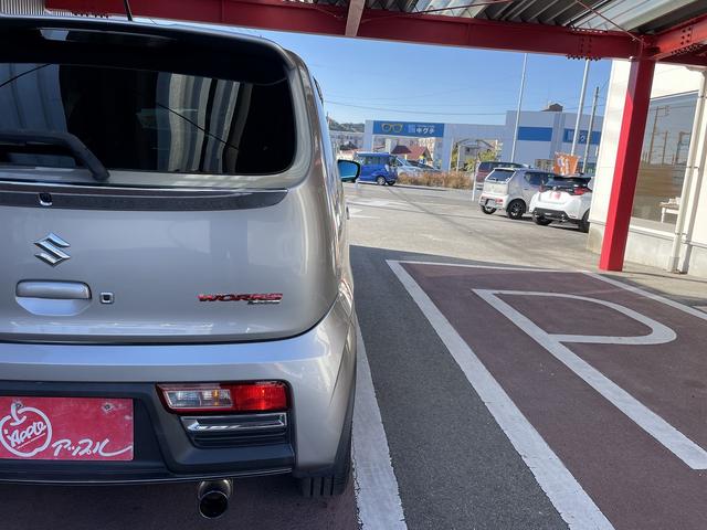 アルトワークス ベースグレード　５速マニュアルミッション　ターボエンジン　柿本改マフラー　ＴＥＩＮサス　純正カーナビ　ワンセグＴＶ　バックカメラ　レカロシート　ＨＩＤヘッドライト　スマートキー＆プッシュスタート（38枚目）