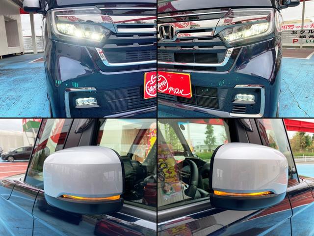 Ｎ－ＢＯＸカスタム Ｌ・ターボコーディネートスタイル　ワンオーナー・ユーザー買取車　２トンカラー　黒合皮シート・シートヒーター　ディーラーワイドナビ・フルセグ・Ｂｌｕｅｔｏｏｔｈ・ナビ連動ドライブレコーダー　バックカメラ　両側パワースライド　ＥＴＣ（5枚目）