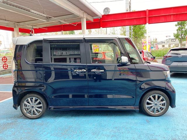 Ｎ－ＢＯＸカスタム Ｌ・ターボコーディネートスタイル　ワンオーナー・ユーザー買取車　２トンカラー　黒合皮シート・シートヒーター　ディーラーワイドナビ・フルセグ・Ｂｌｕｅｔｏｏｔｈ・ナビ連動ドライブレコーダー　バックカメラ　両側パワースライド　ＥＴＣ（17枚目）
