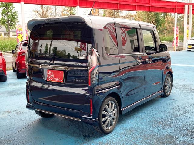 Ｎ－ＢＯＸカスタム Ｌ・ターボコーディネートスタイル　ワンオーナー・ユーザー買取車　２トンカラー　黒合皮シート・シートヒーター　ディーラーワイドナビ・フルセグ・Ｂｌｕｅｔｏｏｔｈ・ナビ連動ドライブレコーダー　バックカメラ　両側パワースライド　ＥＴＣ（18枚目）