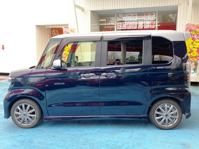 Ｎ－ＢＯＸカスタム Ｌ・ターボコーディネートスタイル　ワンオーナー・ユーザー買取車　２トンカラー　黒合皮シート・シートヒーター　ディーラーワイドナビ・フルセグ・Ｂｌｕｅｔｏｏｔｈ・ナビ連動ドライブレコーダー　バックカメラ　両側パワースライド　ＥＴＣ（21枚目）